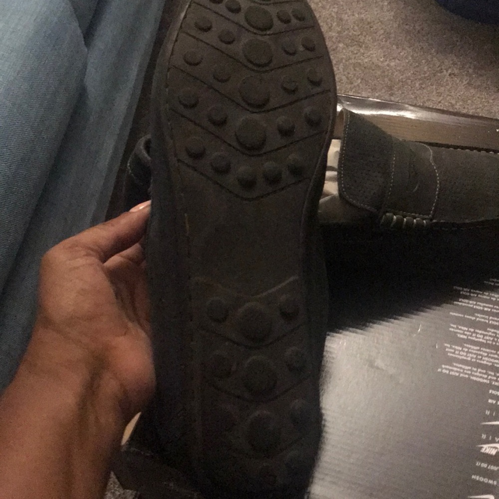 Men’s suede driving shoes